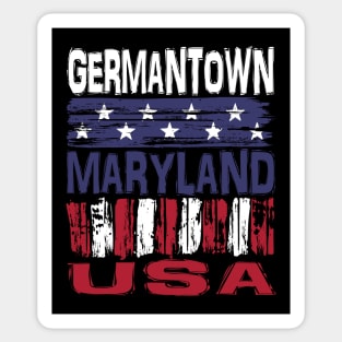 Germantown Maryland USA T-Shirt Sticker